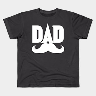 DAD Funny Fathers Day Design Kids T-Shirt